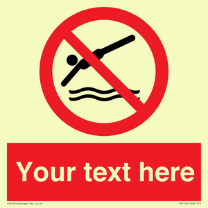 PV7754: Custom prohibition no diving