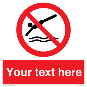 PV7754: Custom prohibition no diving
