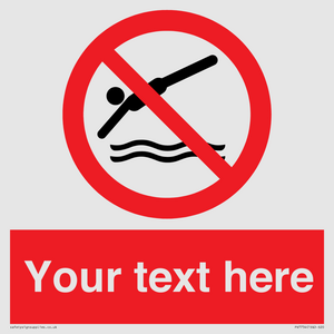 PV7754: Custom prohibition no diving