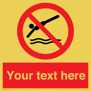 PV7754: Custom prohibition no diving