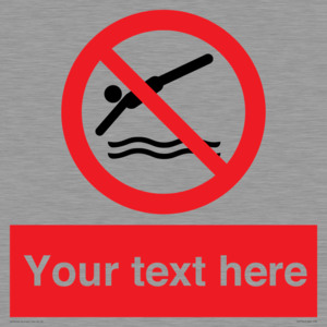 PV7754: Custom prohibition no diving