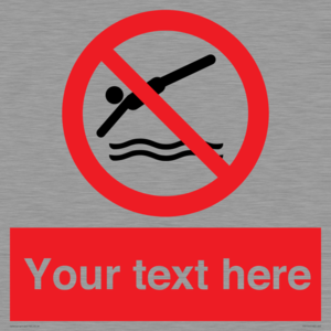 PV7754: Custom prohibition no diving