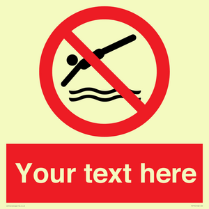 PV7754: Custom prohibition no diving