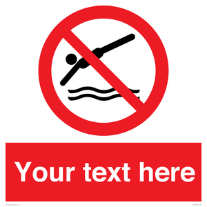 PV7754: Custom prohibition no diving