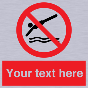 PV7754: Custom prohibition no diving