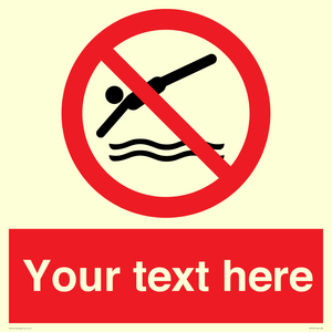 PV7754: Custom prohibition no diving