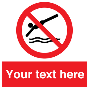 PV7754: Custom prohibition no diving