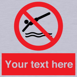 PV7754: Custom prohibition no diving