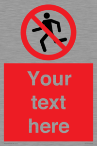 PV7755: Custom prohibition no running