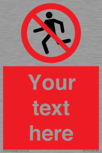 PV7755: Custom prohibition no running