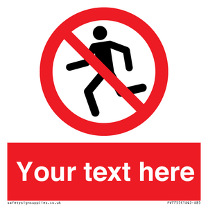 PV7755: Custom prohibition no running