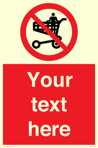 PV7756: Custom prohibition no standing in trolley