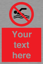 PV7757: Custom prohibition no swimming