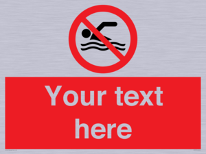 PV7757: Custom prohibition no swimming