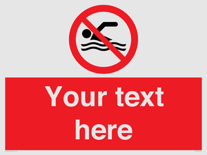 PV7757: Custom prohibition no swimming