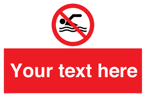 PV7757: Custom prohibition no swimming