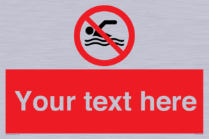 PV7757: Custom prohibition no swimming