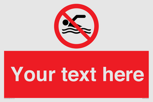 PV7757: Custom prohibition no swimming