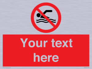 PV7757: Custom prohibition no swimming