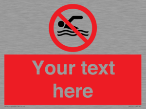 PV7757: Custom prohibition no swimming