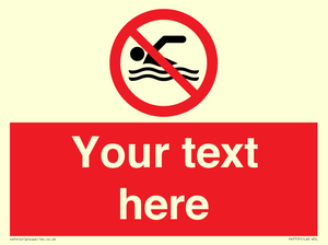 PV7757: Custom prohibition no swimming