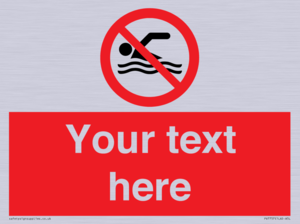PV7757: Custom prohibition no swimming