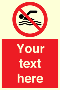 PV7757: Custom prohibition no swimming