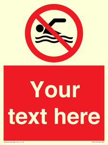 PV7757: Custom prohibition no swimming