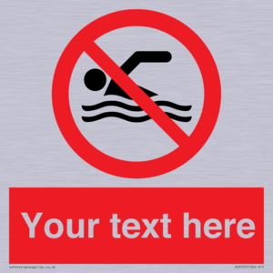 PV7757: Custom prohibition no swimming