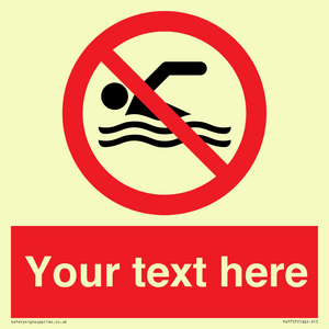 PV7757: Custom prohibition no swimming