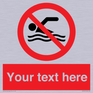 PV7757: Custom prohibition no swimming