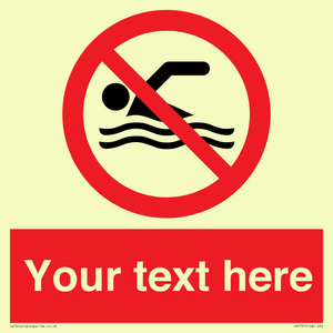 PV7757: Custom prohibition no swimming