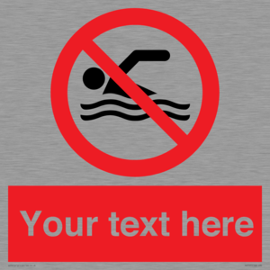 PV7757: Custom prohibition no swimming