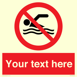 PV7757: Custom prohibition no swimming