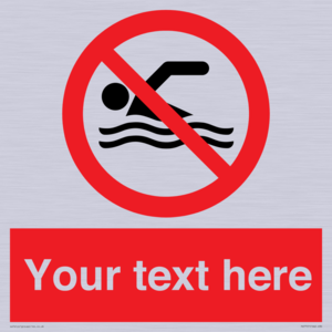 PV7757: Custom prohibition no swimming