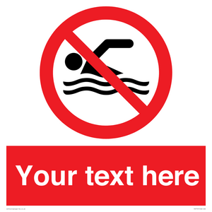 PV7757: Custom prohibition no swimming