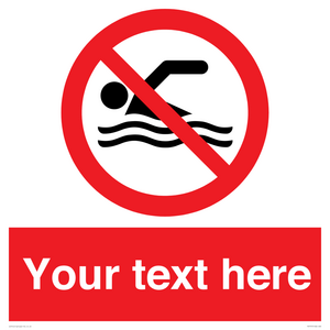 PV7757: Custom prohibition no swimming