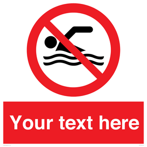 PV7757: Custom prohibition no swimming