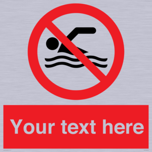 PV7757: Custom prohibition no swimming