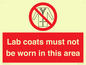PV7844: Lab coats must not be worn in this area