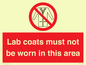PV7844: Lab coats must not be worn in this area