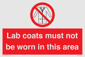 PV7844: Lab coats must not be worn in this area
