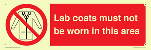 PV7844: Lab coats must not be worn in this area