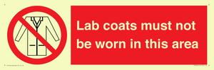 PV7844: Lab coats must not be worn in this area