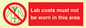 PV7844: Lab coats must not be worn in this area