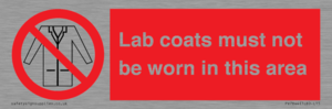 PV7844: Lab coats must not be worn in this area