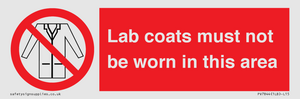 PV7844: Lab coats must not be worn in this area