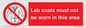 PV7844: Lab coats must not be worn in this area