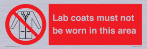 PV7844: Lab coats must not be worn in this area