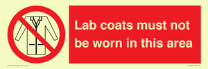 PV7844: Lab coats must not be worn in this area